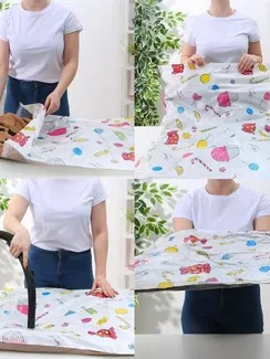 Вакуумный пакет для хранения вещей «Сладости», 60×80 см, с рисунком