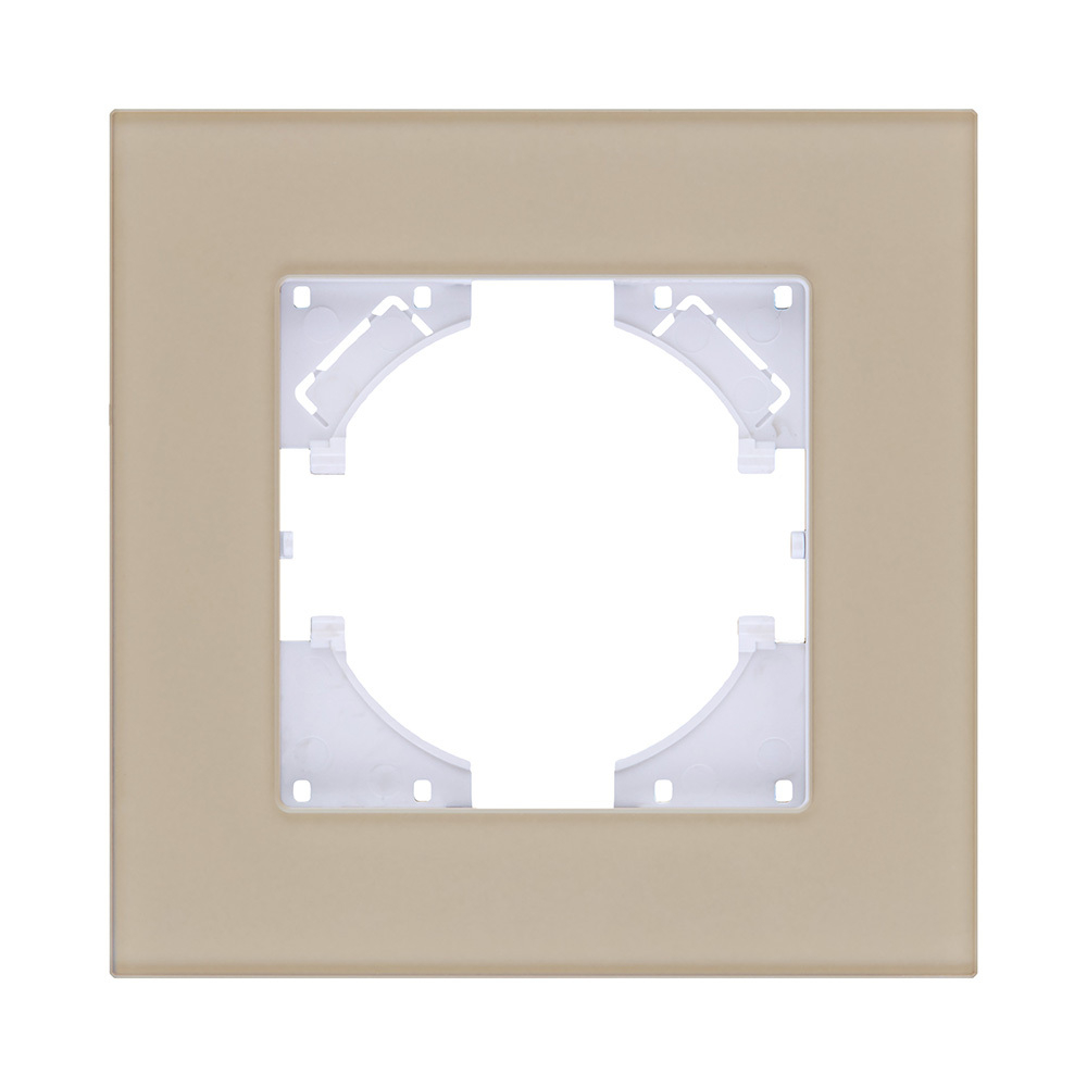 Рамка 1-постовая, стекло золотой Kollinger Reflex MG RM1GD