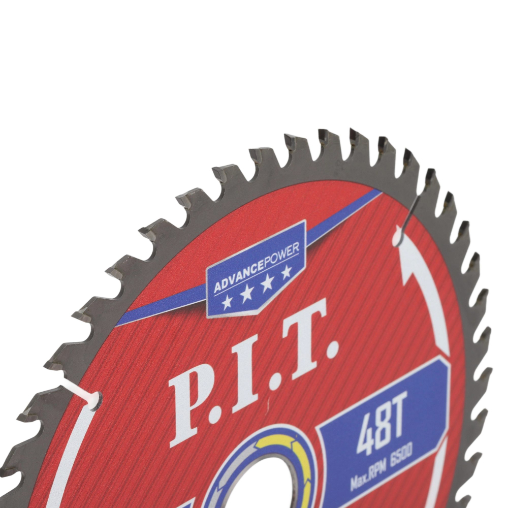 Диск пильный по дереву PIT  210x30x1,4 мм, 48T Carbide, зуб ATB 15° (ACTW14-210T48)