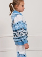 Кофта вязаная на молнии