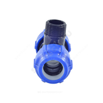 Тройник компрессионный ПЭ Дн 25х3/4"х25 НР Ру16 VALFEX 1210022503425
