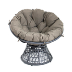 Садовое кресло E4025 (серо-коричневый) Лотос