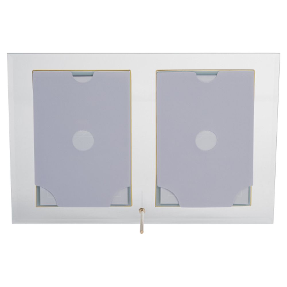 GT 224/-G вертикальная прямая двойная , золото 10х15 | GT