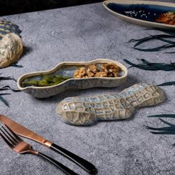 Блюдо для подачи 22,7*6,5 см h7,5/4,2 см 195 мл Groundnut Northern Blue Frutti di Mare P.L. [1]