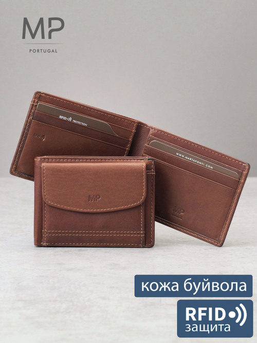B240034R COGNAC - Портмоне с RFID защитой с RFID защитой MP
