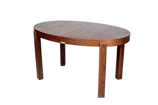 Комплект Стол CERRO 1400 EV с раздвижной овальной столешницей (американский орех) + 4 стула VST-V деревянный / Американский орех