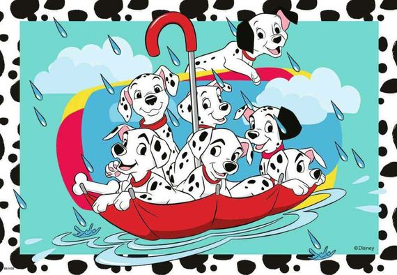 Puzzle Disney&#39;s favorite puppies 2x24 pcs