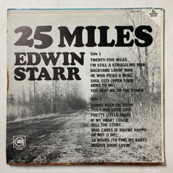 Винтажная виниловая пластинка LP Edwin Starr 25 Miles (USA 1969)