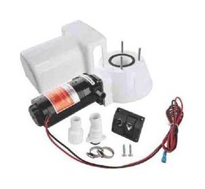 Комплект для переделки ручного унитаза в электрический 12 В, SeaFlo