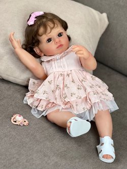 Кукла Реборн виниловая 55см в пакете (FA-280)