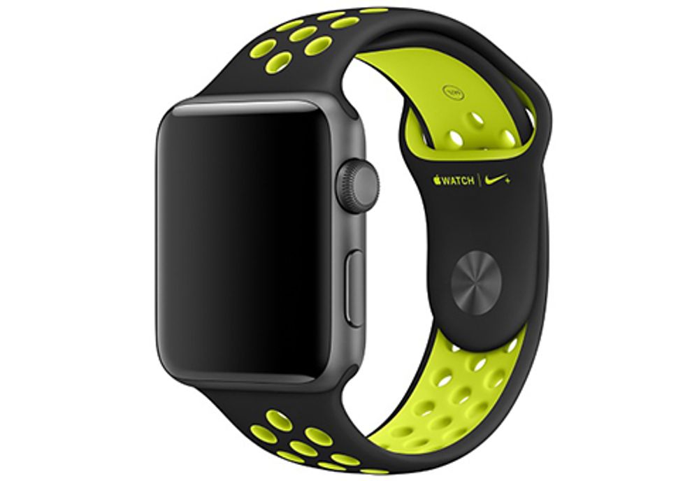 Ремешок Apple Watch 38мм,спортивный Nike, фиолетовый Replica (S/M.M/L)