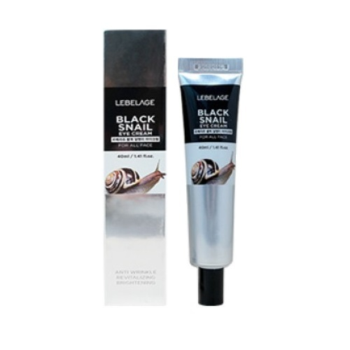 Крем для глаз с муцином чёрной улитки Lebelage Eye Ampule Cream Black Snail 40мл