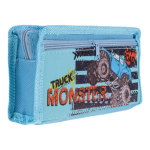 Пенал мягкий 2 отделения "Джип" 3 цвета микс