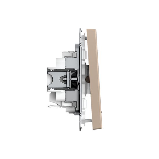 Выключатель 1-кл. ArtGallery 10AX с подсветкой быстрозажим. клем. механизм песочн. SE GAL001213S