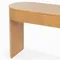 Рабочий стол Nara 120х50 см, шпон дуба
