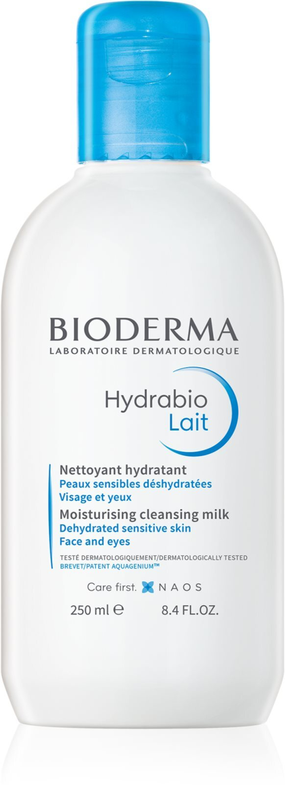 Bioderma Hydrabio Lait - очищающее молочко для обезвоженной кожи /   250  ml  / GTIN 3401399694295