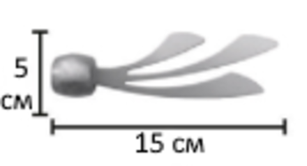 Наконечники "Комета Ост" для кованых карнизов d 20 мм, цвет бронза
