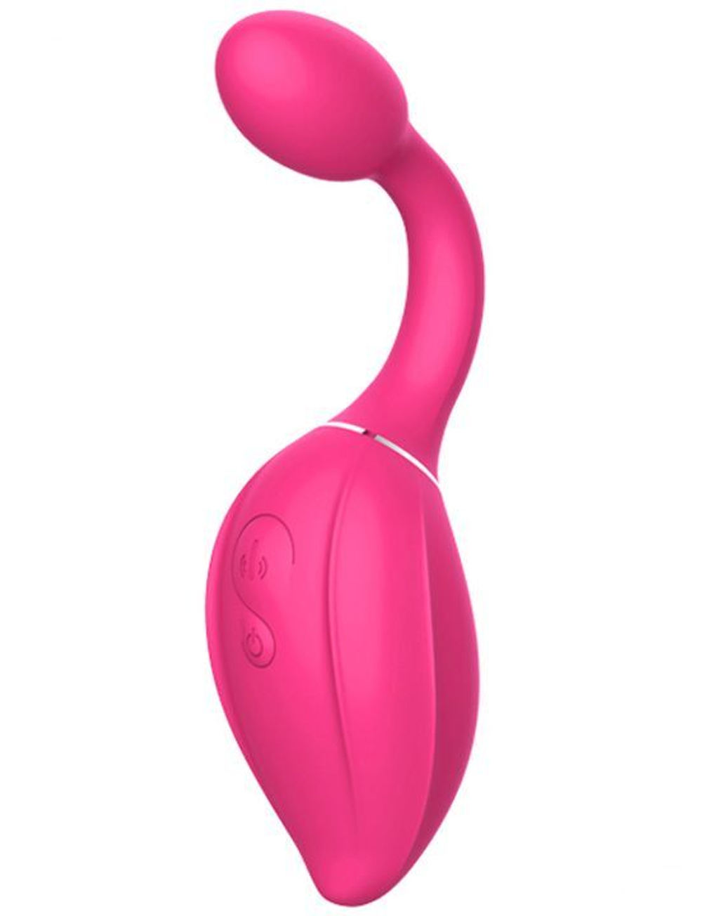 Розовый расширяющийся вибратор Gina - 19,4 см. (Цвет: розовый)