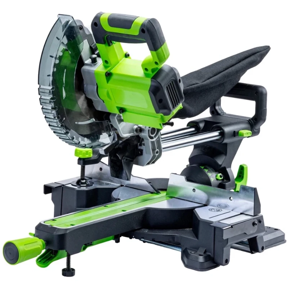 Аккумуляторная торцовочная пила Greenworks GD24MS216 (1 x 5 Ач, ЗУ) 1501707UG