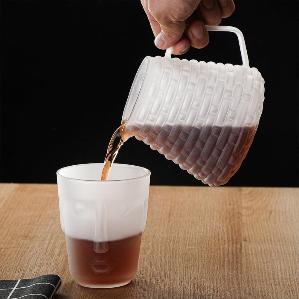 Дриппер воронка пуровер на 1-4 чашки фильтр для заваривания кофе + кофейник 600 мл стекл. Barbossa