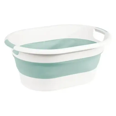 Таз ФЛЕКС овальный 17,5л складной Морская волна