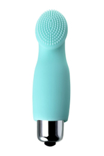Мятная вибронасадка на палец для клиторальной стимуляции JOS BLISS - 9 см. (Цвет: мятный)