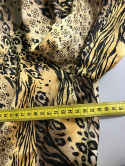 Жакет в смелой расцветке, визуально 56/58 размер