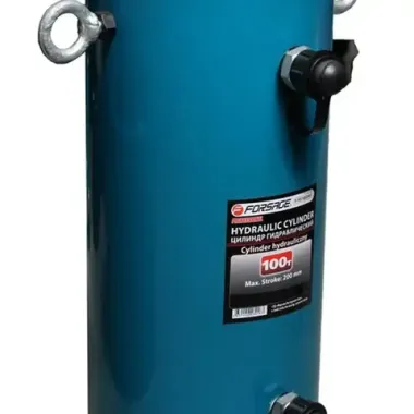 Цилиндр гидравлический двойного действия 100т(ход штока-300мм, Ø штока-90мм,общий Ø-175мм, L-489мм, 700bar) Forsage F-YG100300S