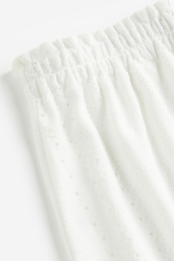 H&M Шорты свободного кроя,  белый