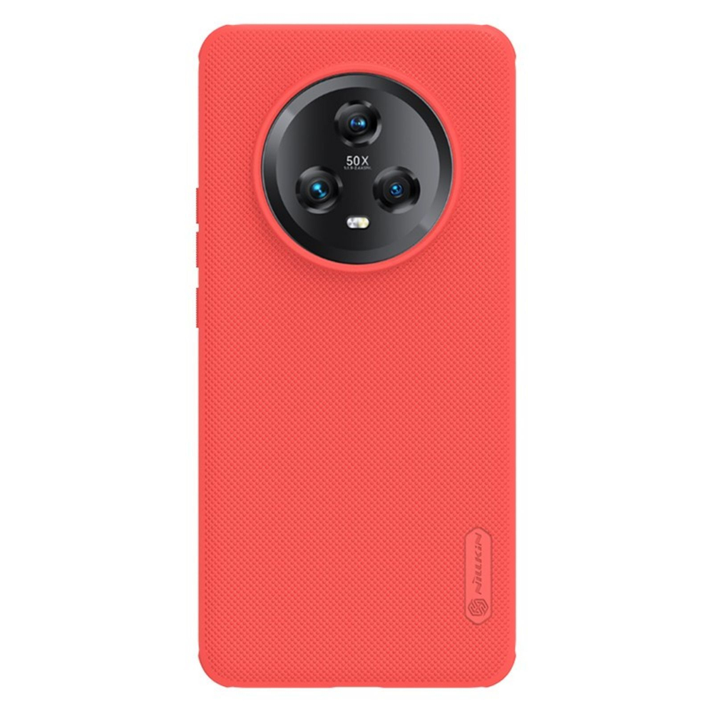 Противоударный чехол красного цвета от Nillkin для смартфона Honor Magic 5, серия Super Frosted Shield Pro