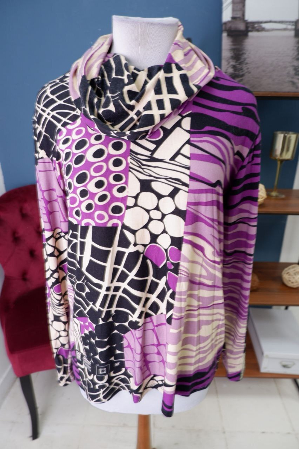 Джемпер с воротом 52-54 размер