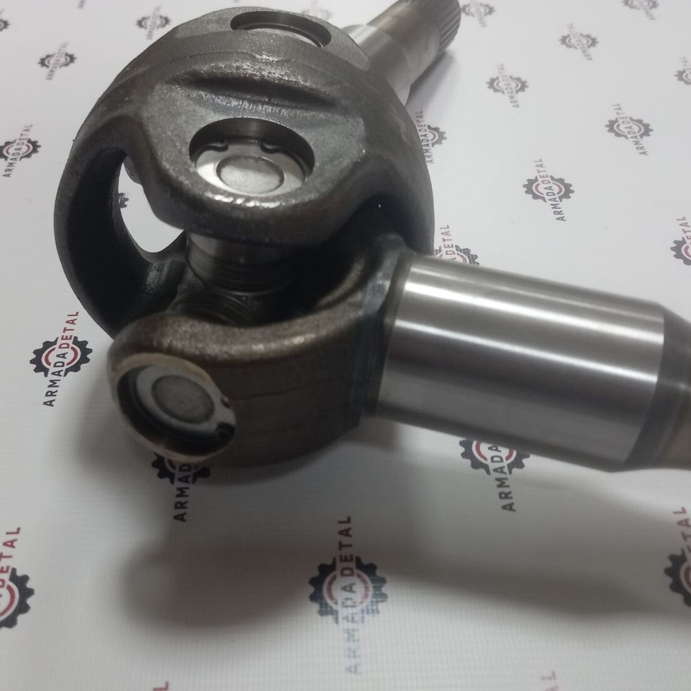 Полуось переднего моста в сборе (3CX, правая, короткая 825 мм) | 914/88200, 914/86300 | Аналог