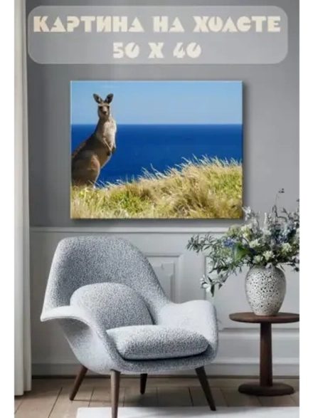 Картина на стену 40 X 50 Кенгуру