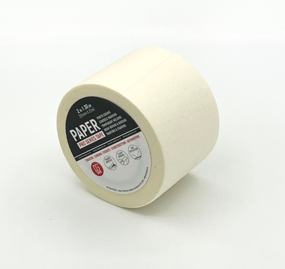 Masking Tape Regular - клейкая лента бумажная цвет белый 50мм х 25метров NEW