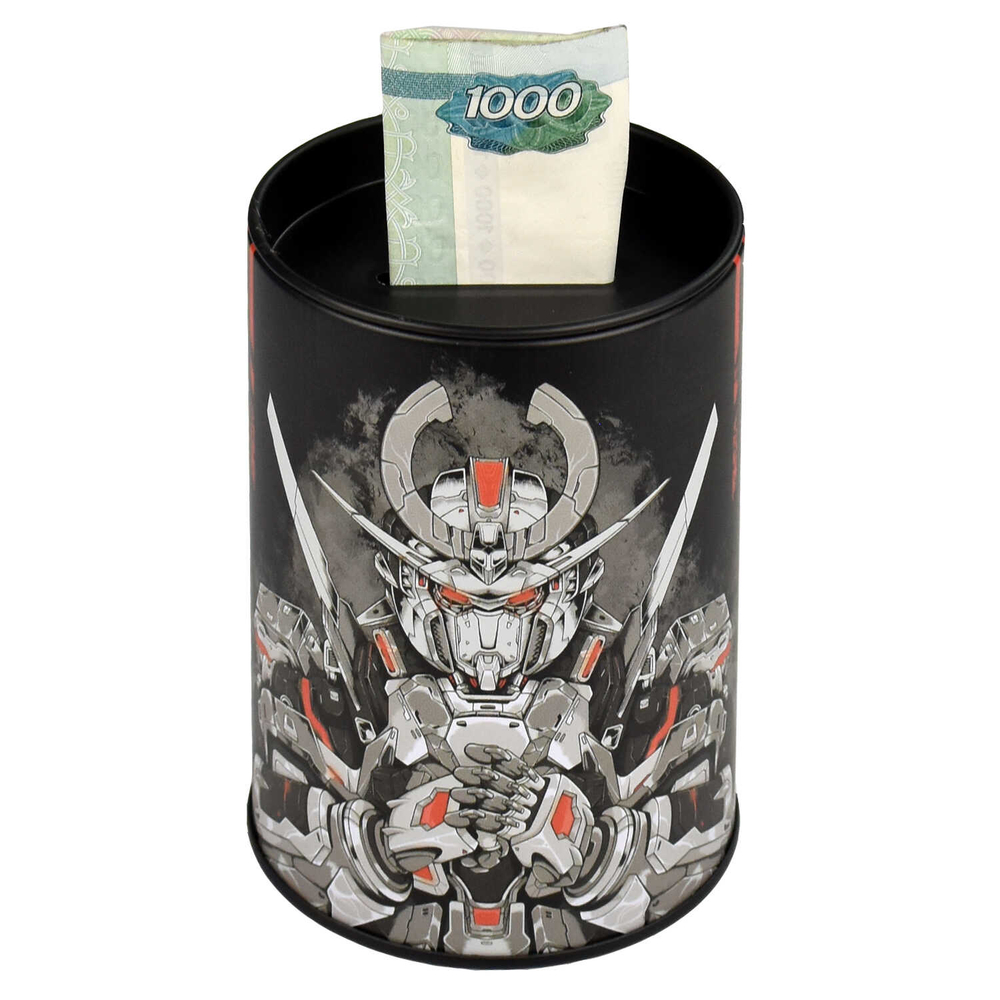 Копилка-подставка для канцелярских принадлежностей Феникс+, 10,4х7,5х7,5 см, металл. Коллекция "РОБО":