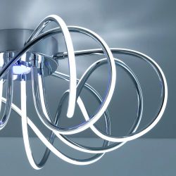 Citilux Мишель CL229161 RGB Люстра светодиодная с пультом Хром