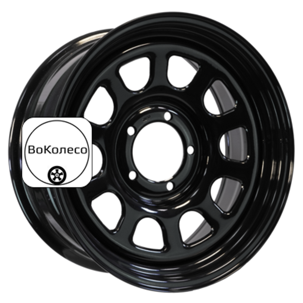 8x18/5x139,7 ET20 D110 УАЗ, ГАЗ Соболь, Dodge Ram 1500 Semicircle Gloss Black (LTM) ZEPP 4x4