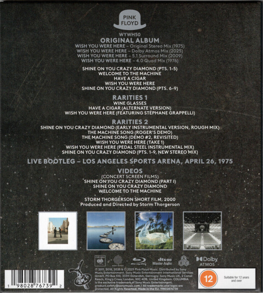 Pink Floyd / Wish You Were Here (50th Anniversary Edition)(Blu-ray)