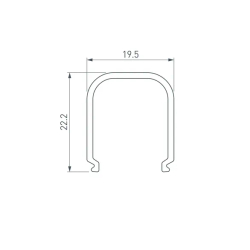 Экран ARH-WIDE-(B)-H20-2000 RRC Clear-PM (Arlight, Пластик) 018875