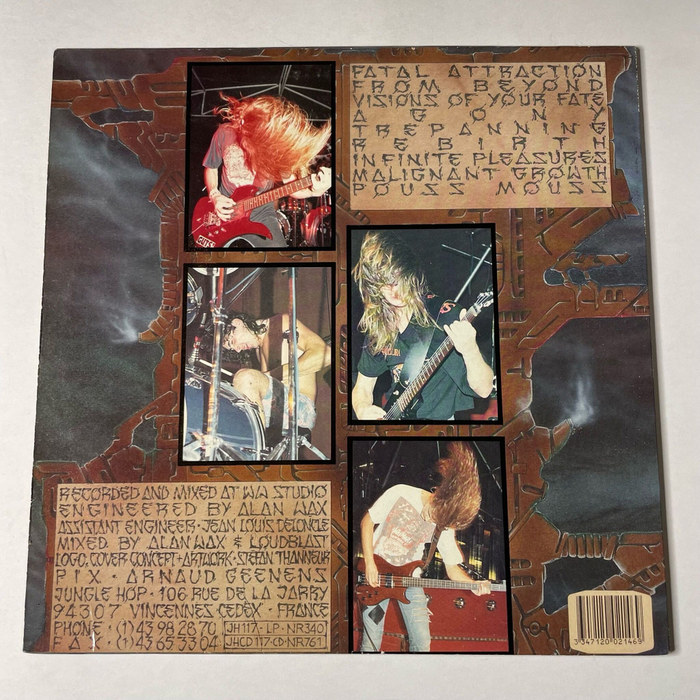 Винтажная виниловая пластинка LP Loudblast Sensorial Treatment (France 1990)