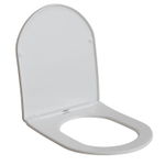 Сиденье для унитаза  WAVE PRIME дюропласт, микролифт, БЕЛЫЙ глянец