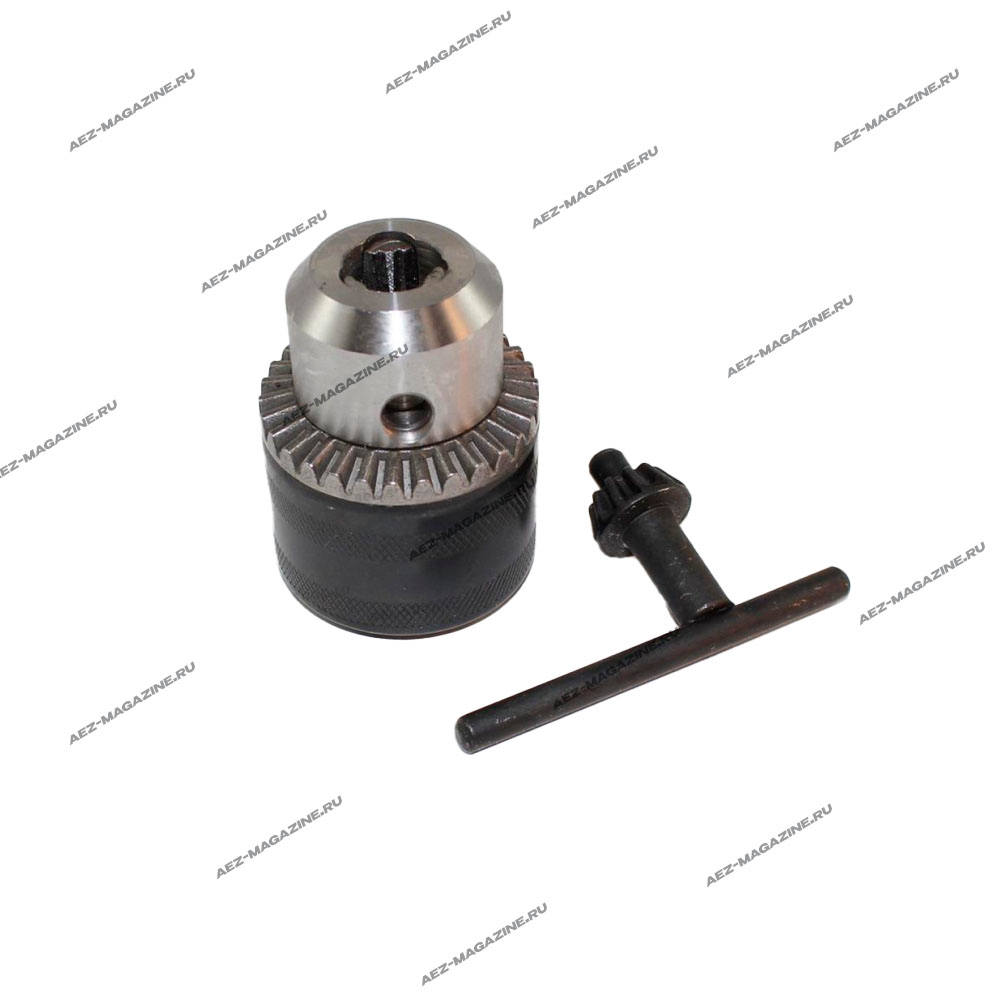 Патрон с ключом стальной для дрели, d-16м конус B16