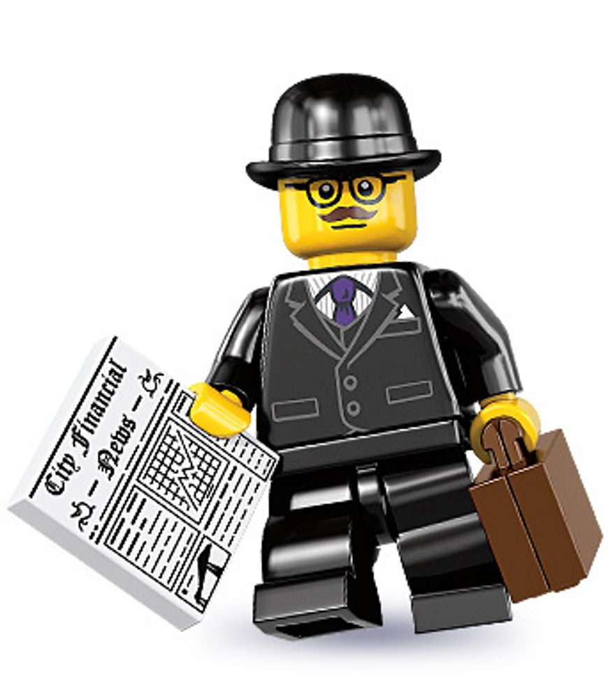 Минифигурка LEGO 8833 - 8 Бизнесмен