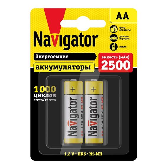 Аккумулятор Navigator ААА 850мАч 23732