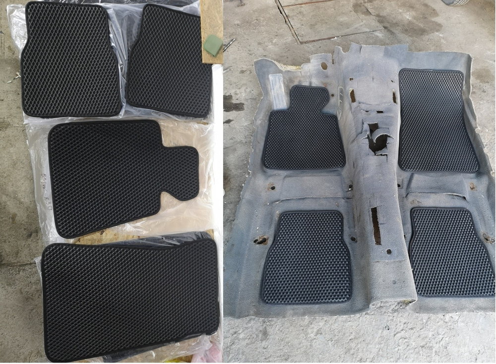 BMW E30 Комплект ковриков в салон EVA