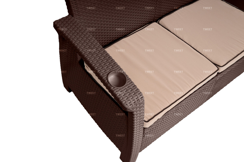 Мебель Tweet Диван 2-х местный, венге