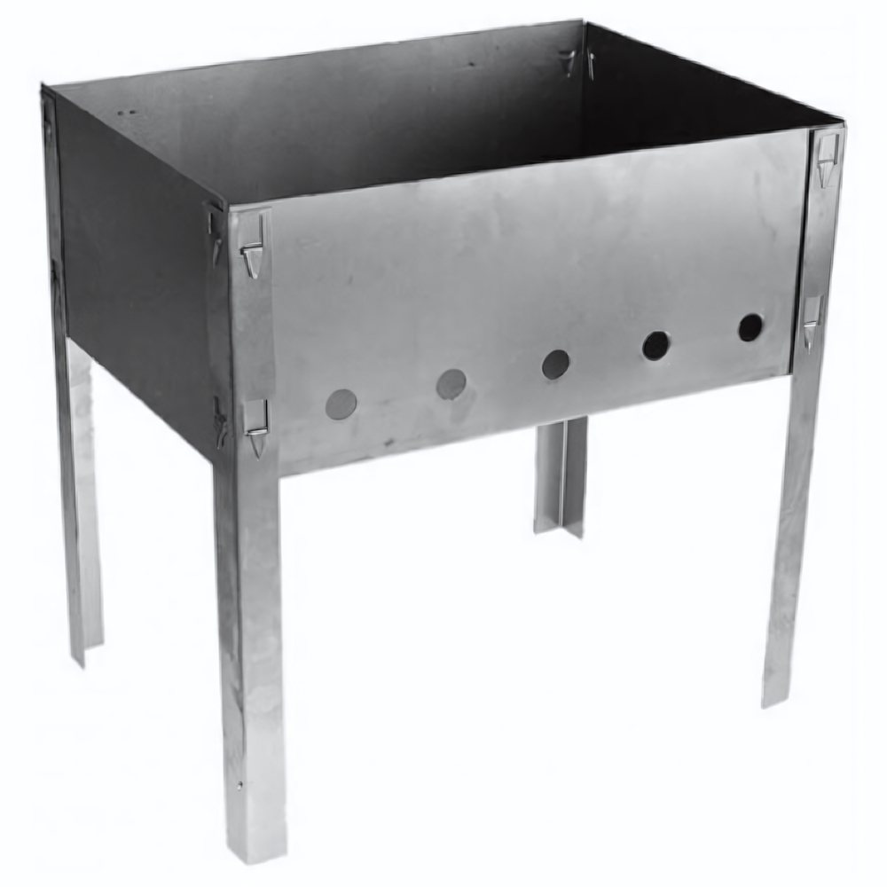 Мангал «Искорка» без шампуров (пленка), 350х240х350*0,35 мм