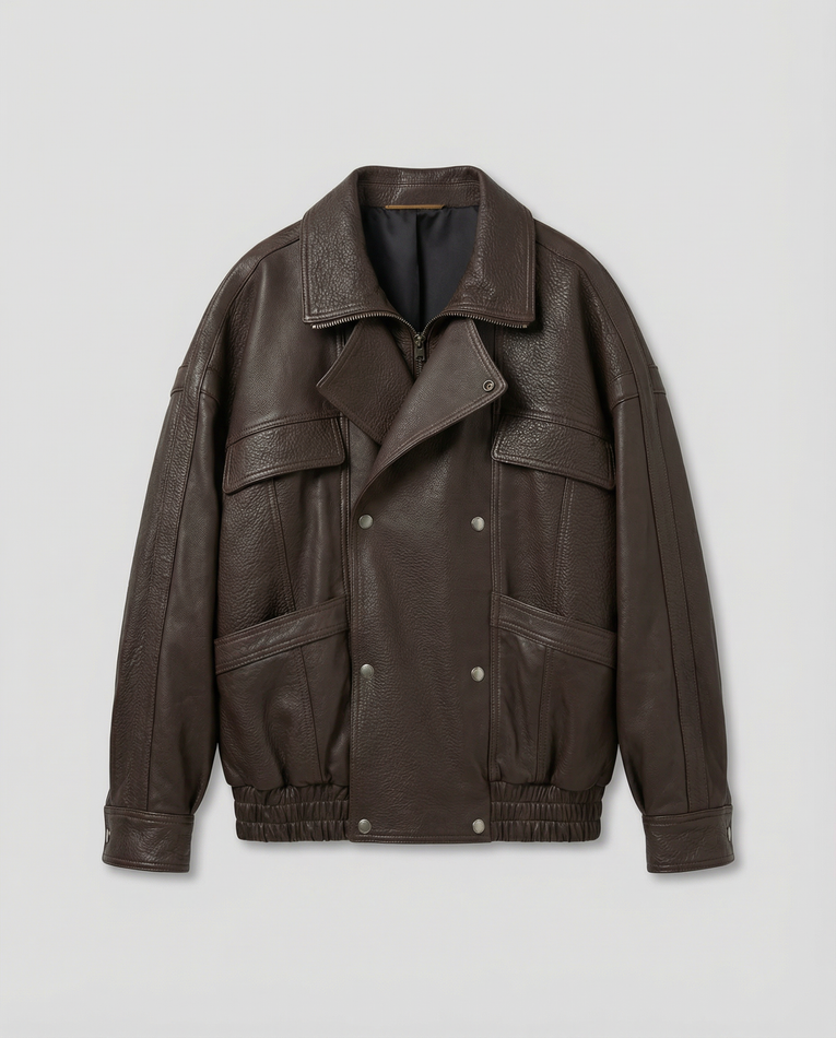 Кожаная куртка DARIUM (brown)
