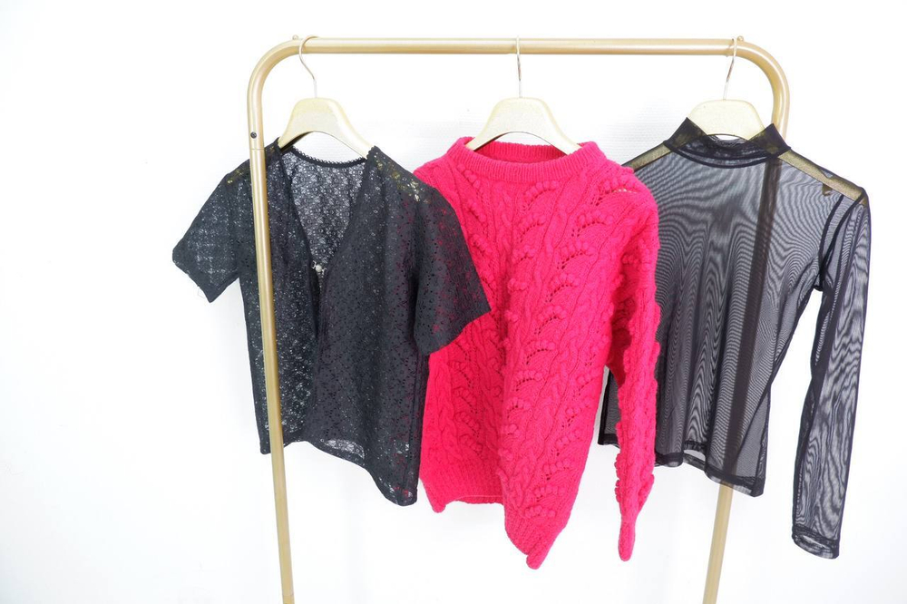 Микс опт 5 кг ZARA, Сalliope, H&M, OGGI knits, Apriori, Orsay, DOMYOS,футболки, блузки, рубашки, туники