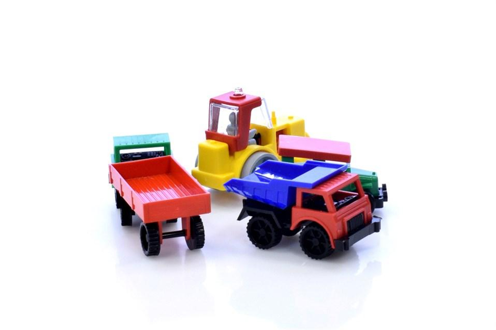 Набор Каток, самосвал, полуприцеп, Фаэтон (Форма)